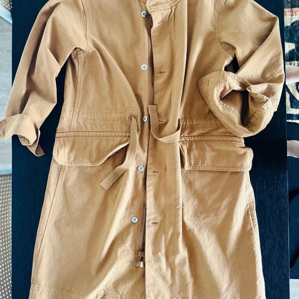 Women's Everlane Organic Cotton Parka in Cappuccino / Tan - Picture 7 of 7